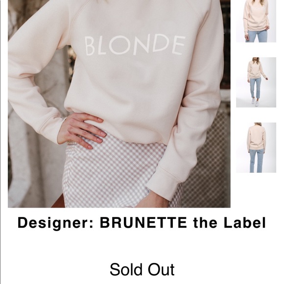 BRUNETTE THE LABEL PEACH CRUSH BLONDE - Picture 2 of 3